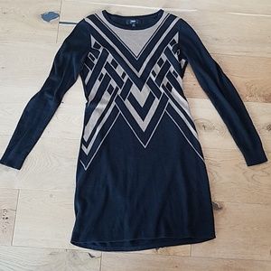 Size small black long sleeve sweater dress